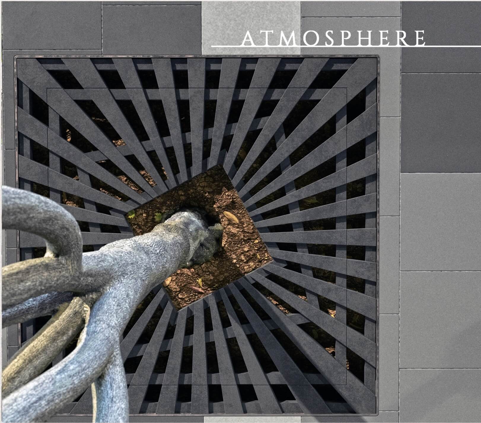 Приствольная решетка для дерева ZKING ATMOSPHERE 1.2х1.2м Черная в Петрозаводске фото