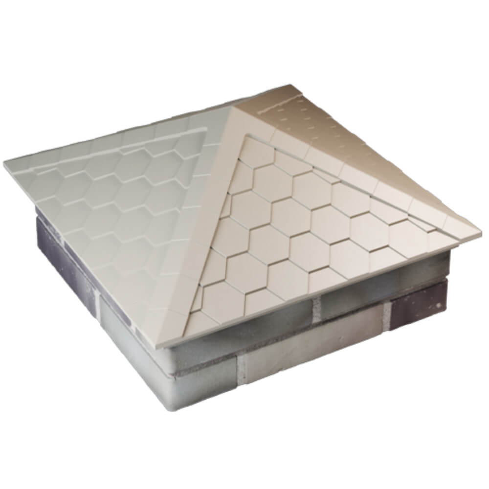 Колпак Zking Эверест Бежевый на столб 2х2 кирпича (535х535мм) Петрозаводск фото