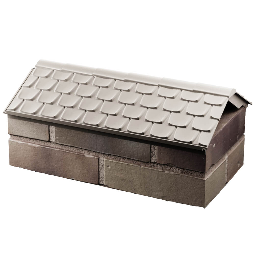 Парапет Zking Эльбрус Бежевый с посадкой на 1 кирпич (255мм) в Петрозаводске фото