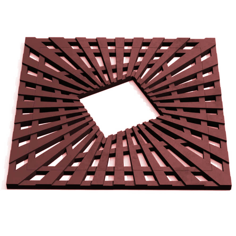 Приствольная решетка для дерева ZKING ATMOSPHERE 1.2х1.2м Коричневая Петрозаводск фото