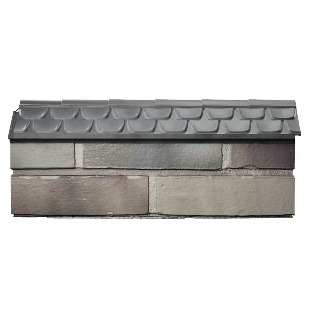 Парапет Zking Эльбрус Серый с посадкой на 0.5 кирпича (130мм) в Петрозаводске фото
