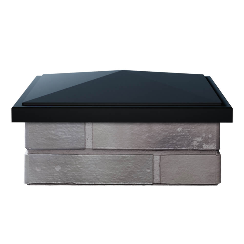 Колпак Zking БонаМоно Черный на столб 1.5х1.5 кирпича (385х385, 400х400мм) Петрозаводск фото