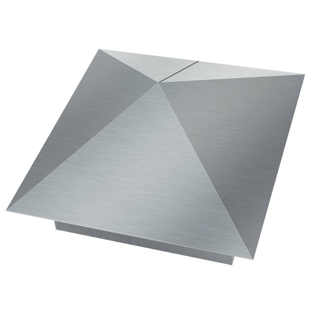 Колпак металлический 380х380мм оцинкованный заборный Петрозаводск фото