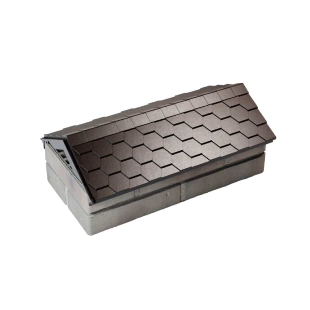 Парапет Zking Эверест Коричневый с посадкой на 1 кирпич (200/225/255мм) в Петрозаводске фото