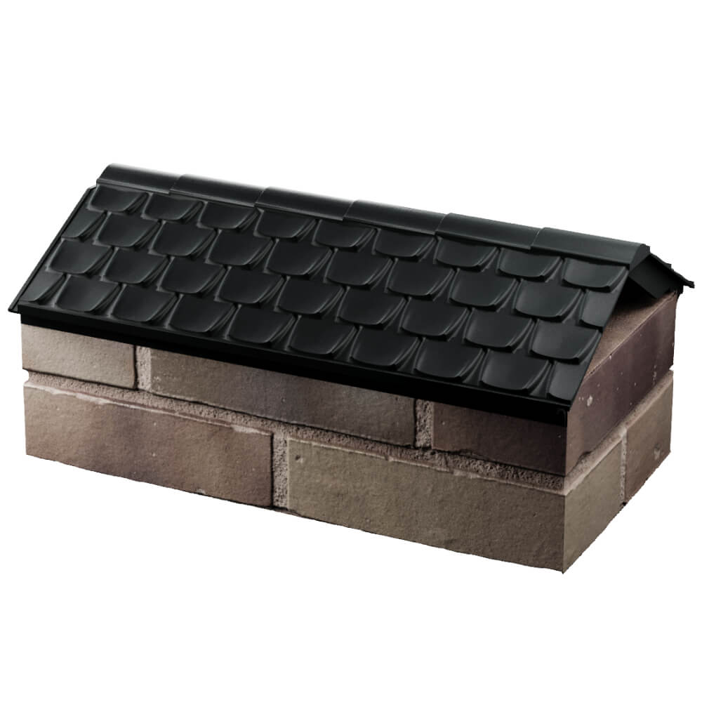 Парапет Zking Эльбрус Черный с посадкой на 1 кирпич (255мм) в Петрозаводске фото