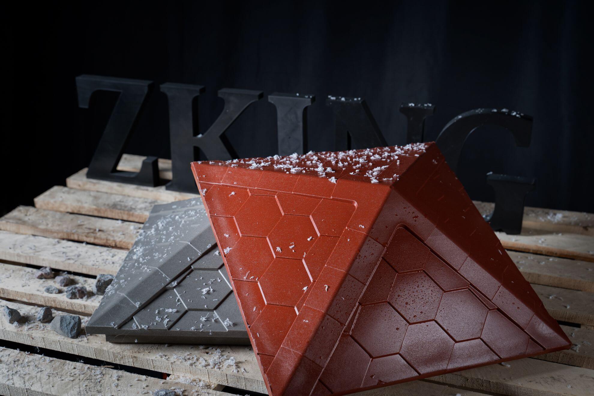 Колпак Zking Эверест Красный на столб 1.5х1.5 кирпича (390х390мм) в Петрозаводске фото