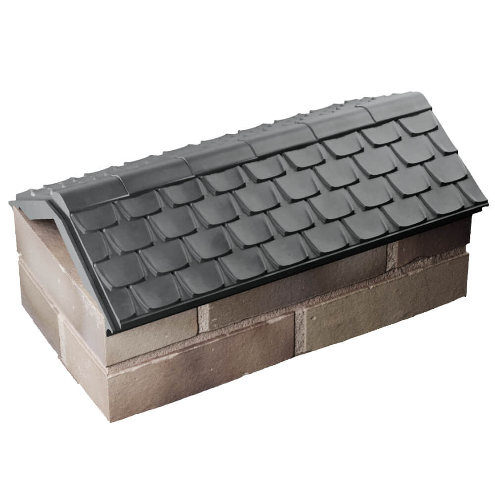 Парапет Zking Эльбрус Серый с посадкой на 1 кирпич (255мм) в Петрозаводске фото