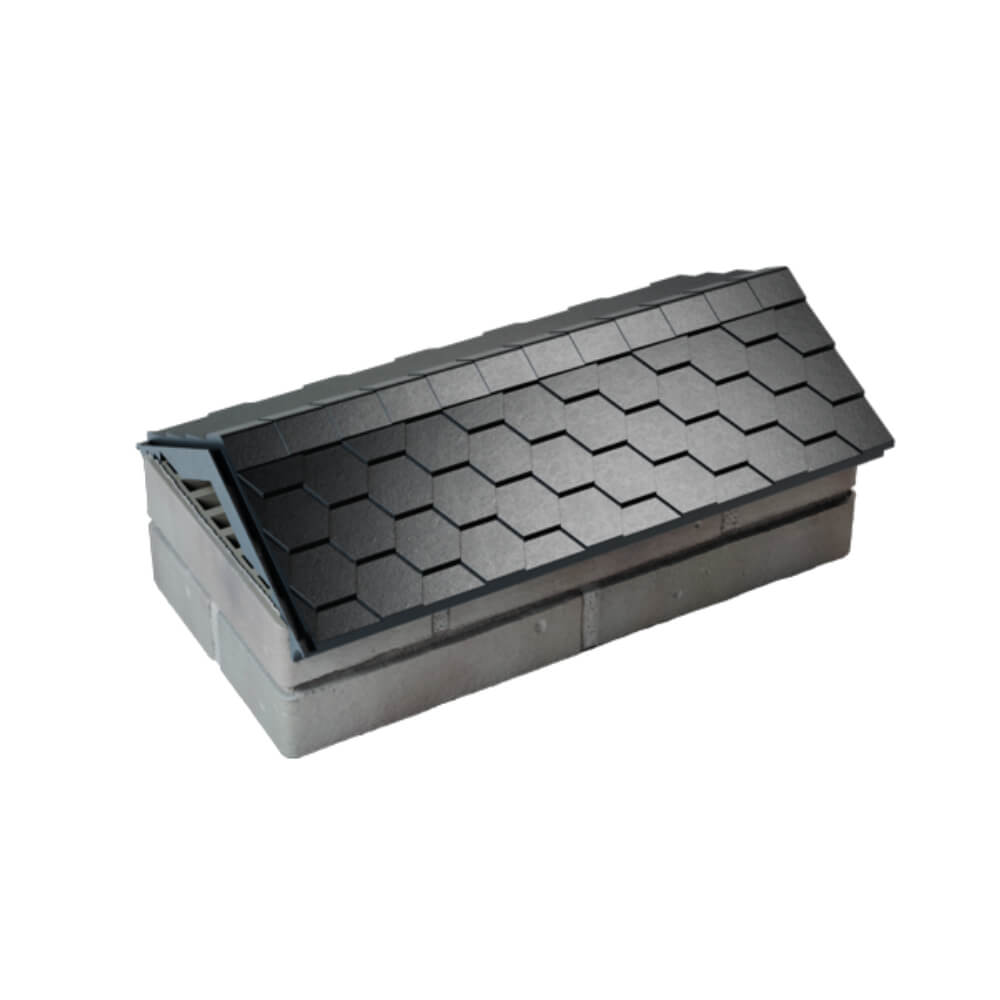 Парапет Zking Эверест Черный с посадкой на 1 кирпич (200/225/255мм) в Петрозаводске фото