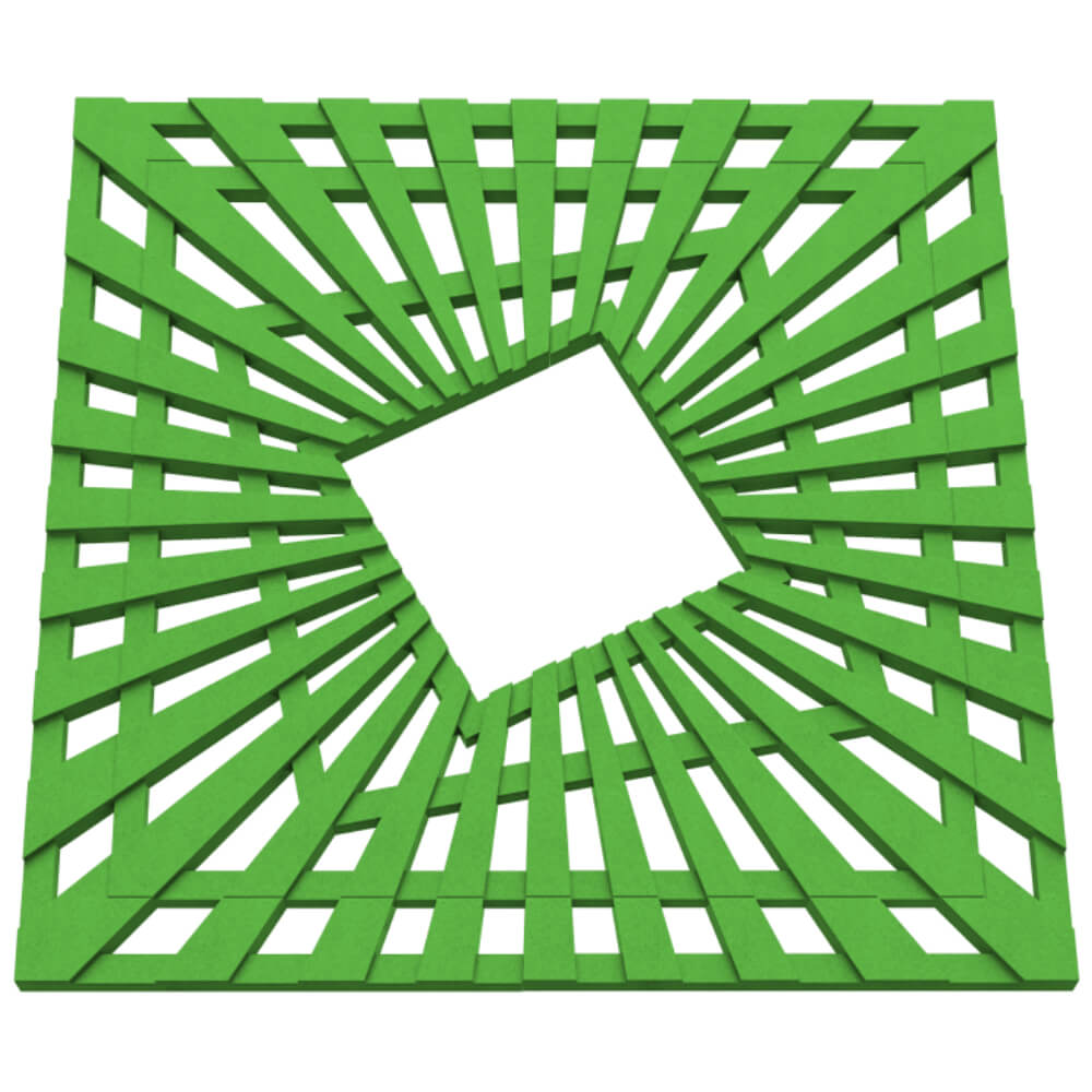 Приствольная решетка для дерева ZKING ATMOSPHERE 1.2х1.2м Зеленая в Петрозаводске фото