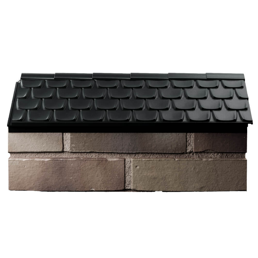 Парапет Zking Эльбрус Черный с посадкой на 1 кирпич (255мм) в Петрозаводске фото