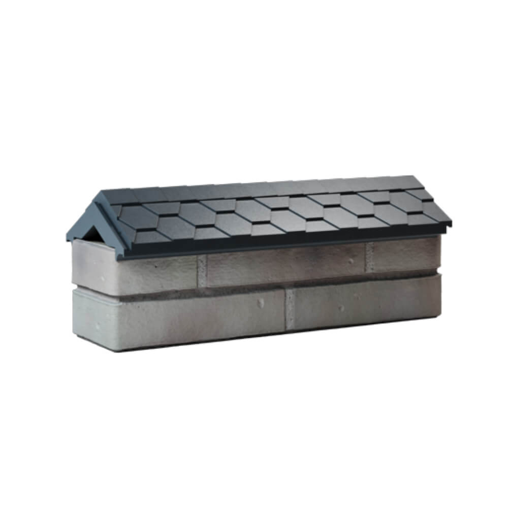 Парапет Zking Эверест Серый с посадкой на 0.5 кирпича (130мм) Петрозаводск фото