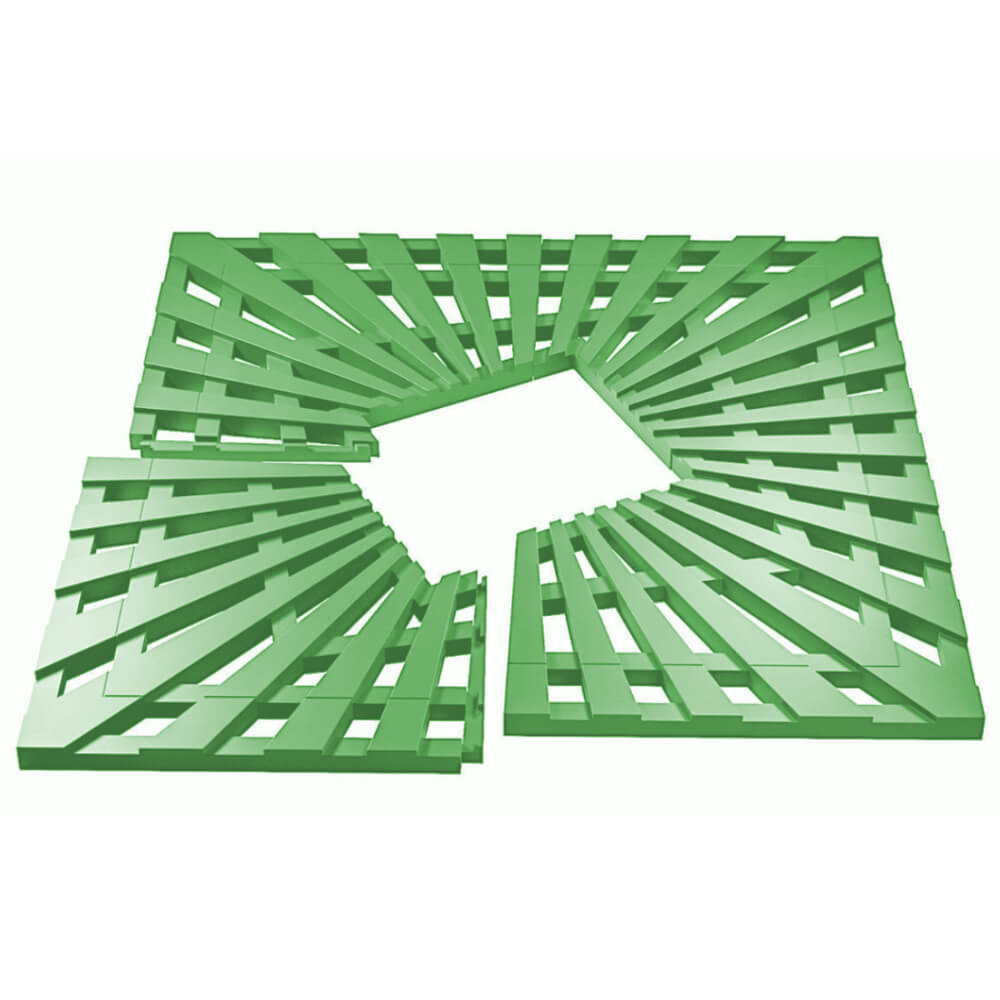 Приствольная решетка для дерева ZKING ATMOSPHERE 1.2х1.2м Зеленая в Петрозаводске фото