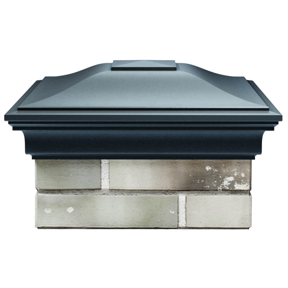 Колпак Zking Монблан Серый на столб 1.5х1.5 кирпича (385х385мм) Петрозаводск фото