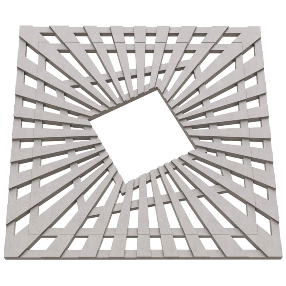 Приствольная решетка для дерева ZKING ATMOSPHERE 1.2х1.2м Бежевая в Петрозаводске фото