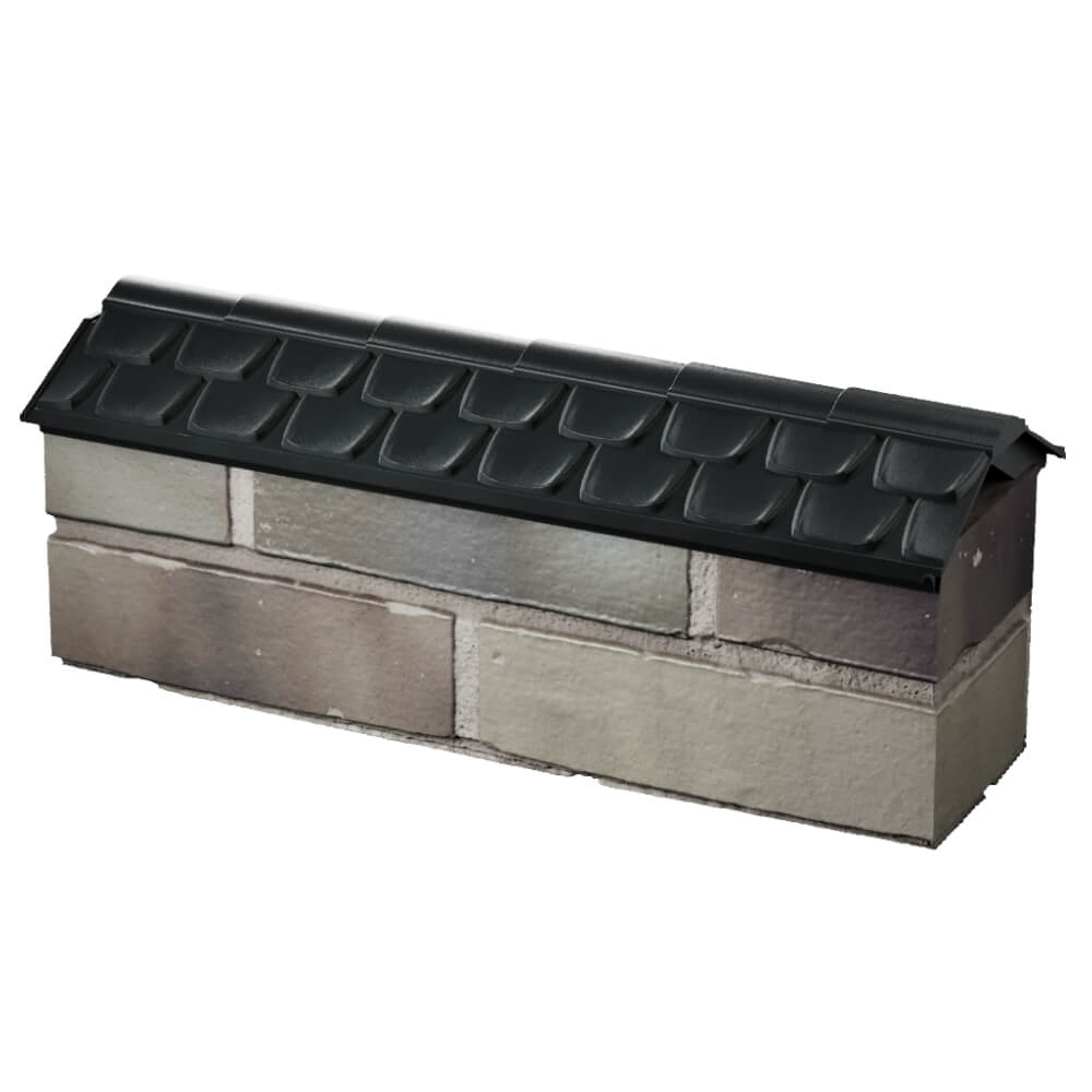 Парапет Zking Эльбрус Черный с посадкой на 0.5 кирпича (130мм) в Петрозаводске фото