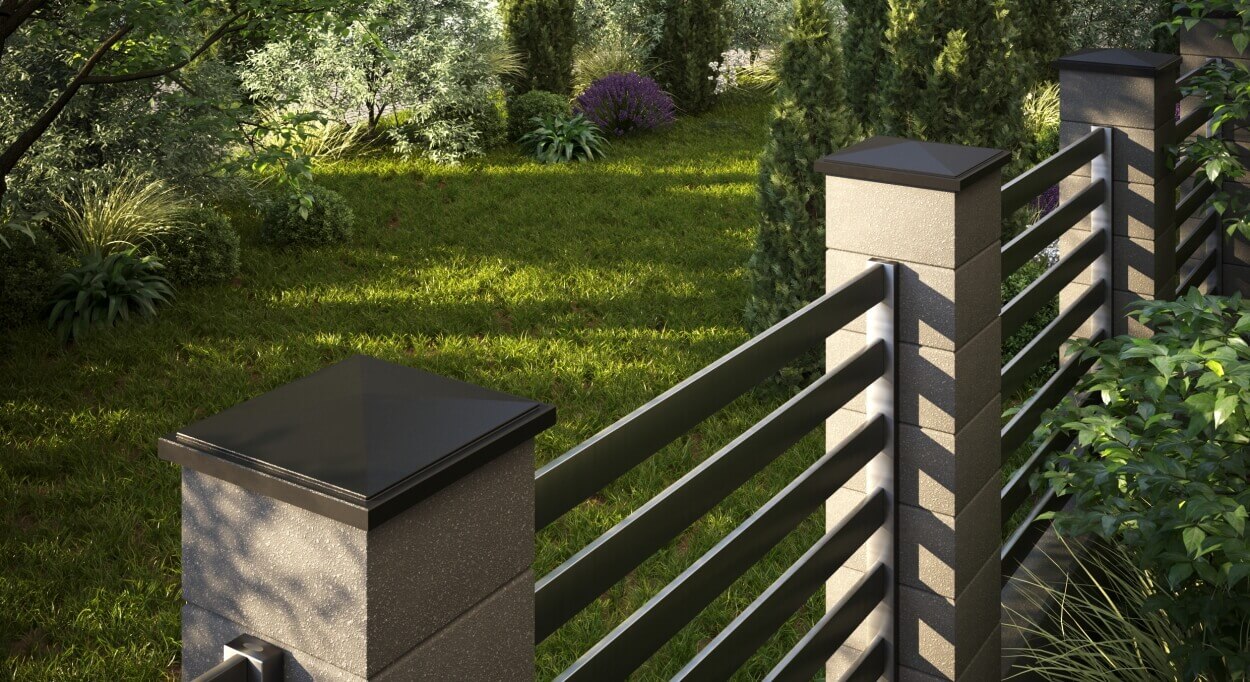 Колпак Zking БонаМоно Коричневый на столб 1.5х1.5 кирпича (385х385, 400х400мм) в Петрозаводске фото