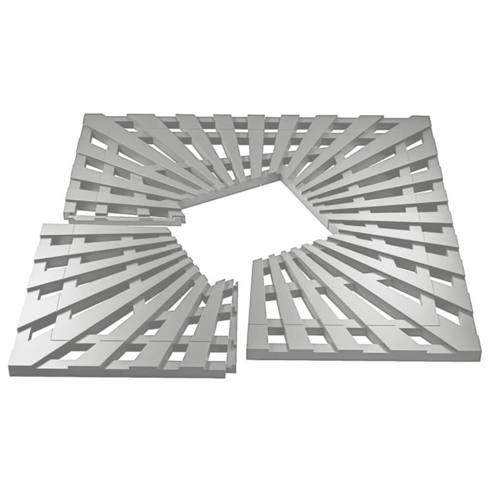 Приствольная решетка для дерева ZKING ATMOSPHERE 1.2х1.2м Бежевая в Петрозаводске фото