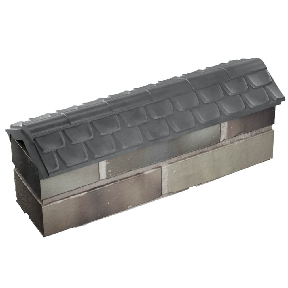 Парапет Zking Эльбрус Серый с посадкой на 0.5 кирпича (130мм) в Петрозаводске фото