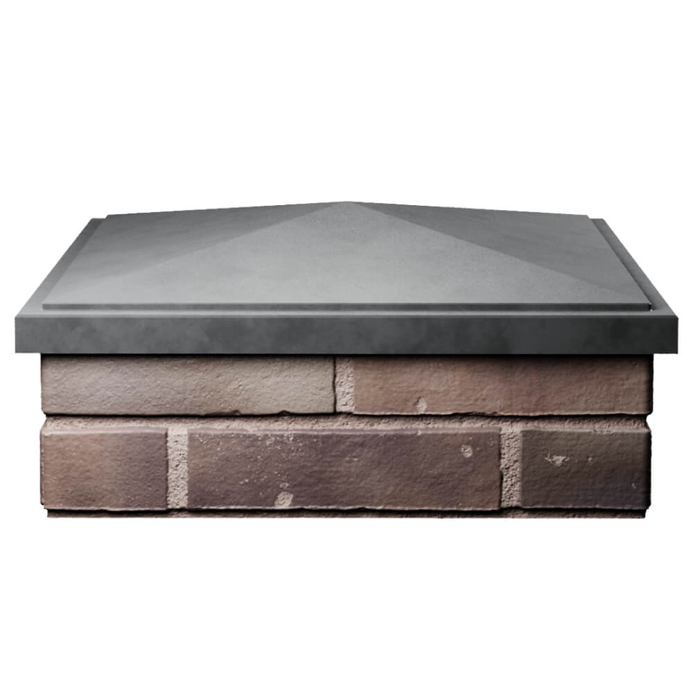 Колпак Zking БонаМоно Серый на столб 2х2 кирпича (515х515, 530х530мм) Петрозаводск фото