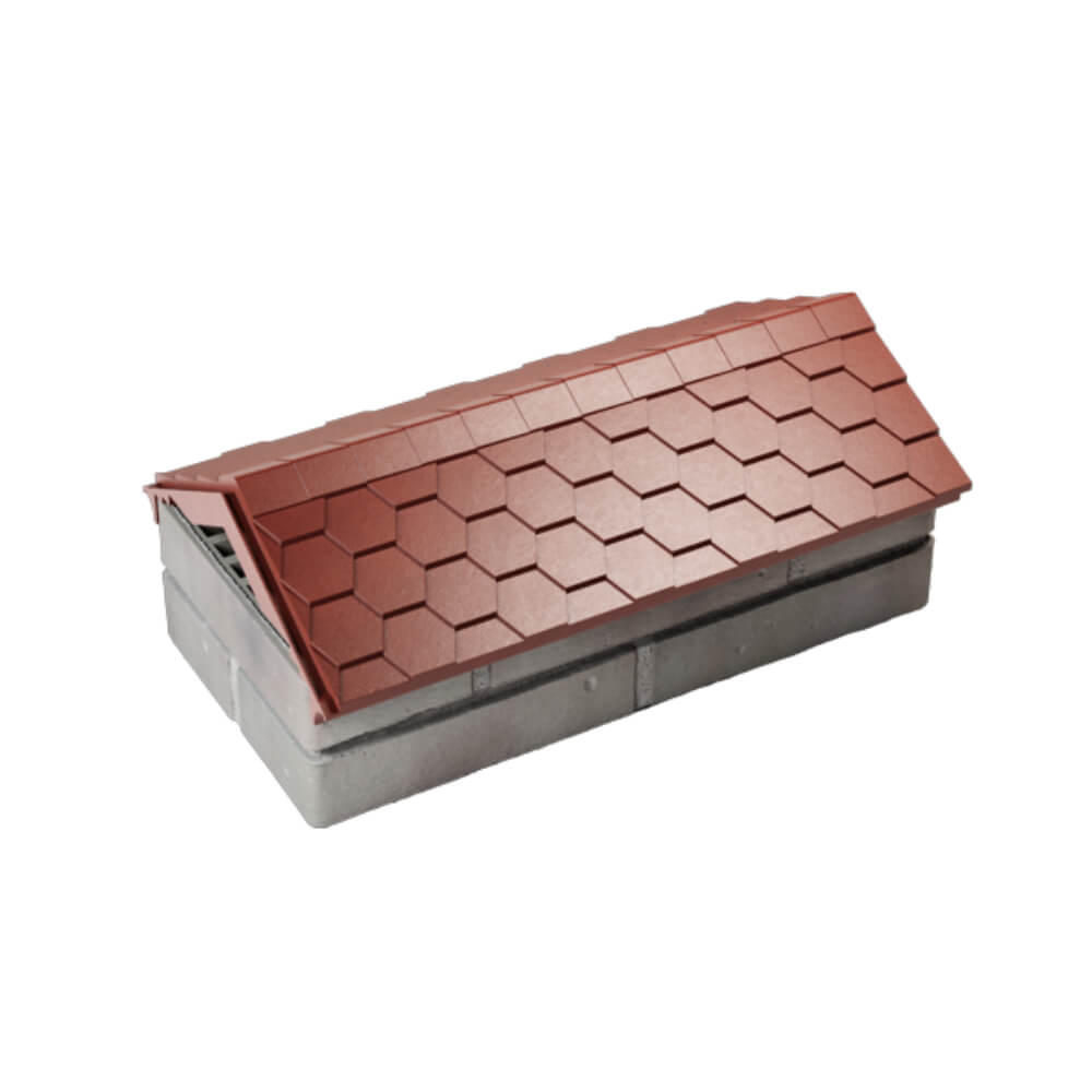 Парапет Zking Эверест Красный с посадкой на 1 кирпич (200/225/255мм) в Петрозаводске фото