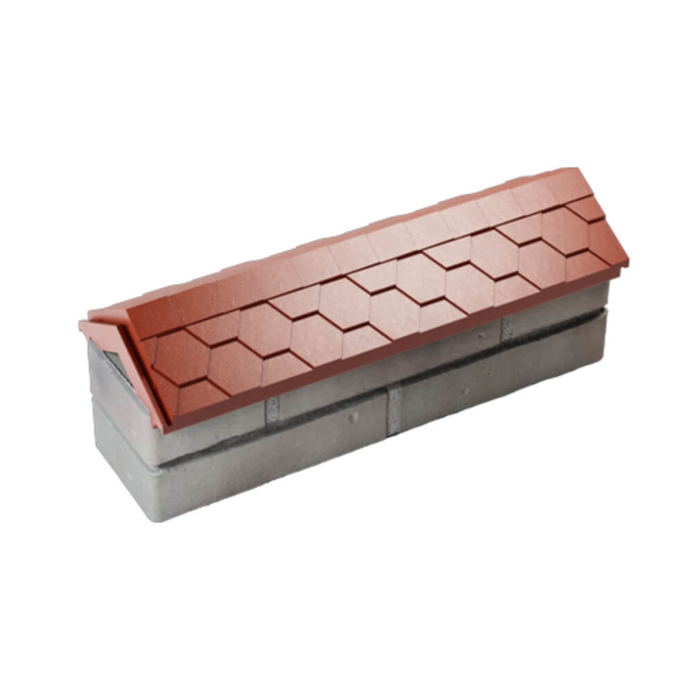 Парапет Zking Эверест Красный с посадкой на 0.5 кирпича (130мм) в Петрозаводске фото