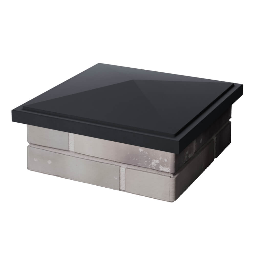 Колпак Zking БонаМоно Серый на столб 1.5х1.5 кирпича (385х385, 400х400мм) в Петрозаводске фото