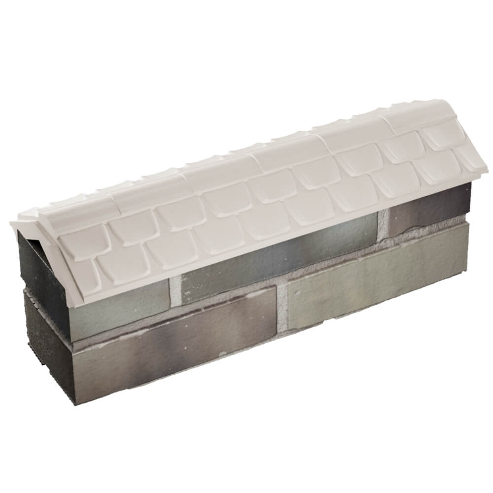 Парапет Zking Эльбрус Бежевый с посадкой на 0.5 кирпича (130мм) в Петрозаводске фото