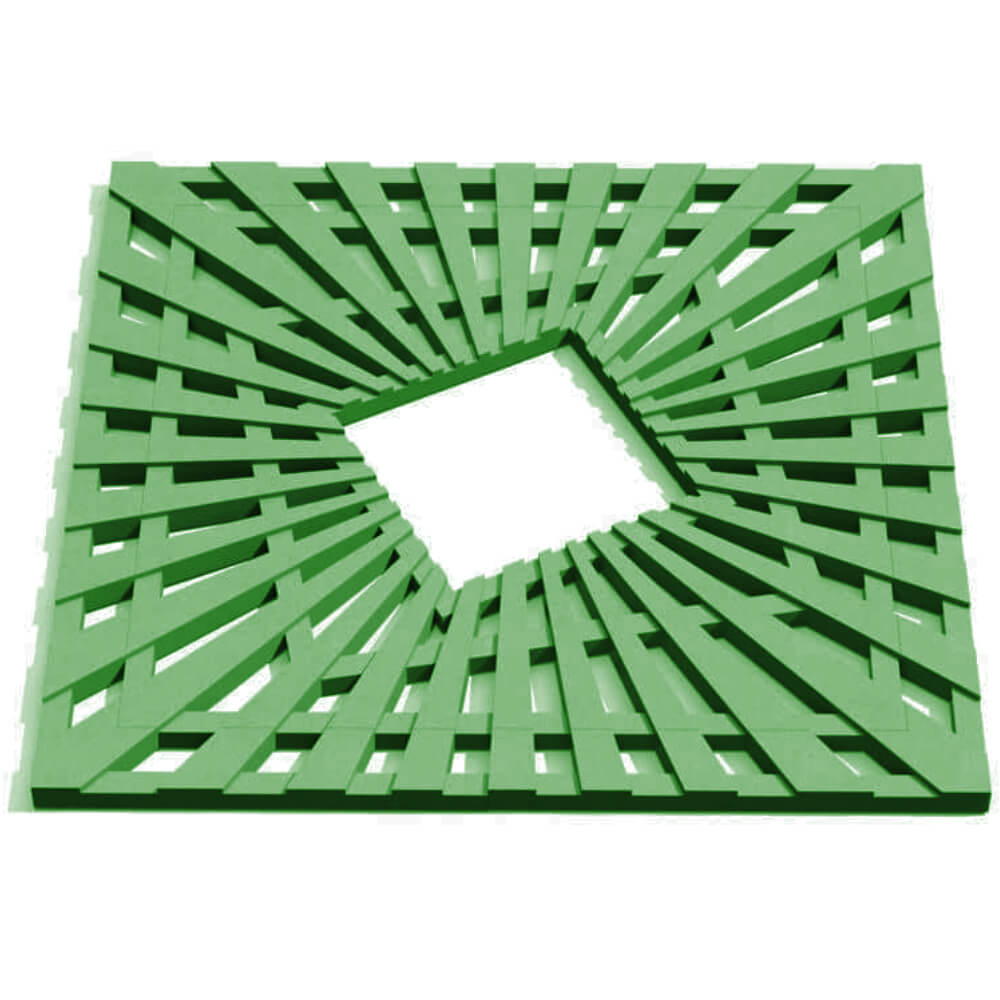 Приствольная решетка для дерева ZKING ATMOSPHERE 1.2х1.2м Зеленая Петрозаводск фото