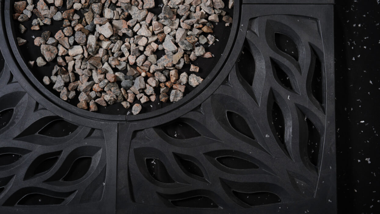 Приствольная решетка для дерева ZKING CRUST 1.2х1.2м Черная в Петрозаводске фото